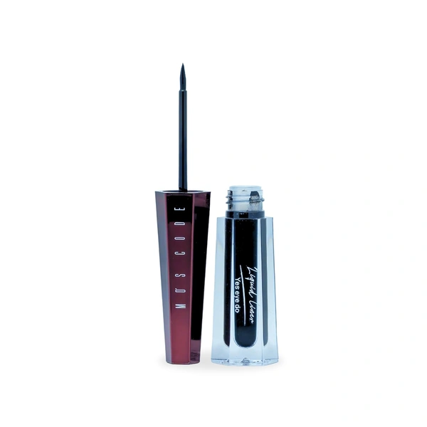 MOS CODE Yes Eye Do Liquid Eye Liner 2.5ml - Black Matte Finish | Gaze Waterproof & Smudgeproof Eyeliner | Quick Dry | Long Lasting Up to 12 Hours | Precision Tip | Cruelty-Free & Paraben-Free