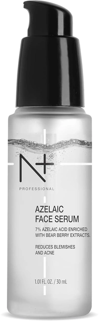 N Plus 7% Azelaic Acid Face Serum 30ML | Enriched with Bearberry Extracts | Brightening, Anti-Acne & Pore-Refining | Lightweight, Non-Greasy & Suitable for All Skin Types