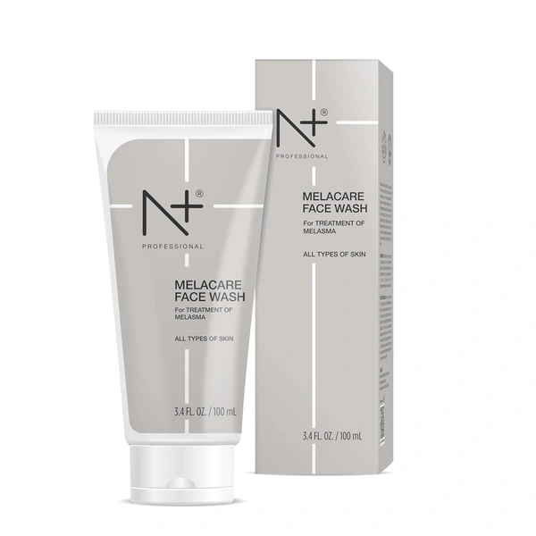 N Plus Professional Melacare Face Wash | For Treatment Of Melasma | For Brightening & Cleansing | Face wash for Even Skin Tone & Radiance | Radiant complexion | Suitable for all skin types | 100ml