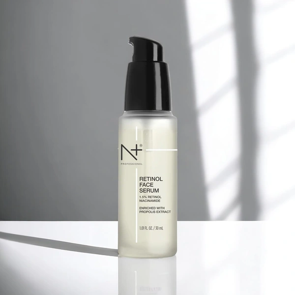 N Plus Professional Retinol Face Serum | for Anti-Aging & Skin Renewal | Retinol Face Serum for Wrinkle Reduction & Skin Firmness | Youthful Glow | Reducing Age Spots | 30ml