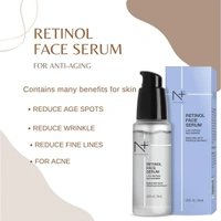 N Plus Professional Retinol Face Serum | for Anti-Aging & Skin Renewal | Retinol Face Serum for Wrinkle Reduction & Skin Firmness | Youthful Glow | Reducing Age Spots | 30ml