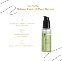 N Plus Professional Sebum Control Face Serum | For Acne And Pimple | Enriched with Tea TreeOil & Herbal Extract | for Oil-Free, Matte Skin | Sebum Control & Pore Minimizing Serum | Control Shine and Prevent Breakouts | 30ml