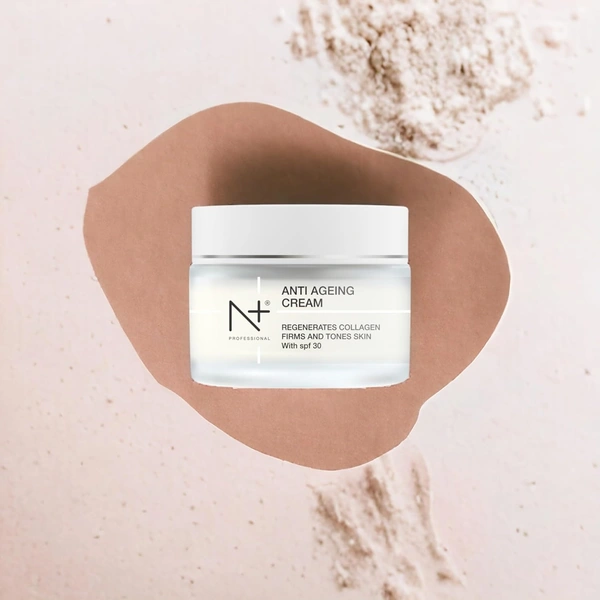 N Plus N + Professional Anti-Ageing Cream� 50g | Regenerates Collagen, Firm & Tones Skin with SPF 30 | Wrinkle Reduction | Skin Rejuvenation | Hydrating | Skin Elasticity | for All Skin Types