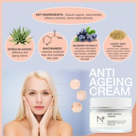 N Plus N + Professional Anti-Ageing Cream� 50g | Regenerates Collagen, Firm & Tones Skin with SPF 30 | Wrinkle Reduction | Skin Rejuvenation | Hydrating | Skin Elasticity | for All Skin Types