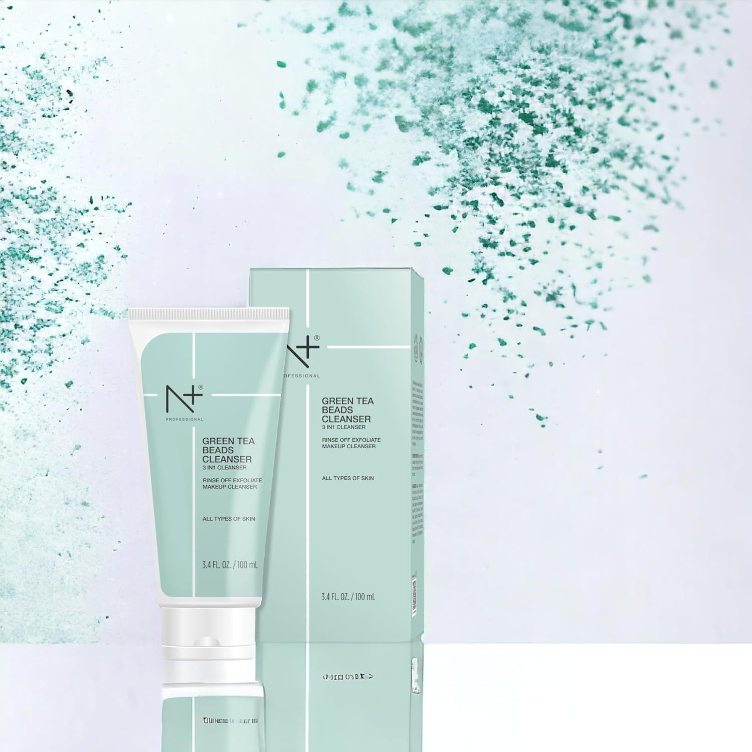 NU SKIN Cleanser 2本 and greenpro 30 Buy N+ Professional Green Tea Beads Cleanser 100ml Deep Cleansing