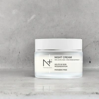 N Plus N + Professional Night Cream 50g | With Lactic Acid & Irish Moss Extract | Helps In Skin Regeneration | Hydrating Skin | Fades Dark Spots | Nourishing Ingredients | for All Skin Types