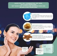N Plus N + Professional Night Cream 50g | With Lactic Acid & Irish Moss Extract | Helps In Skin Regeneration | Hydrating Skin | Fades Dark Spots | Nourishing Ingredients | for All Skin Types