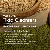 Nat Habit Masoor Dal Face Wash Fresh Daily Tikta 100g | Skin Brightening Natural Cleanser | With Masoor & Moth Dal | Sulphate & Chemical Free | For All Skin Types