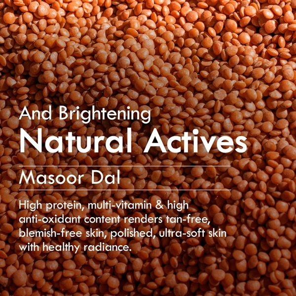 Nat Habit Masoor Dal Face Wash Fresh Daily Tikta 100g | Skin Brightening Natural Cleanser | With Masoor & Moth Dal | Sulphate & Chemical Free | For All Skin Types