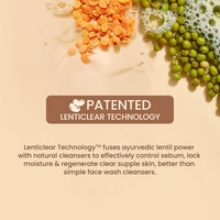 Nat Habit Masoor Dal Face Wash Fresh Daily Tikta 100g | Skin Brightening Natural Cleanser | With Masoor & Moth Dal | Sulphate & Chemical Free | For All Skin Types