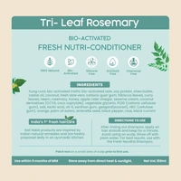 Nat Habit Rosemary Conditioner 60ml | Hair Fall Control & Nourishment | Bio-Activated with Argan Oil | Moisturizing Conditioner for Curly, Dry, Frizzy & Oily Scalp | Unisex