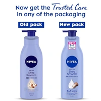 Nivea Shea Smooth Body Lotion 400ml | 48-Hour Hydration | Enriched with Deep Moisture Serum & Shea Butter | Non-Greasy Formula for Healthy, Radiant Skin