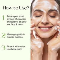 Nourish Mantra Green Tea Tatva Face Wash 50ml | With Green Tea, Walnut Powder & Niacinamide | 2-in-1 Exfoliating Cleanser | Oil Control | Sulfate & Paraben Free
