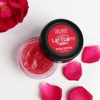 Nourish Mantra Rose Repair Lip Balm with SPF 12g | Enriched with Rose Extracts & Shea Butter | Vitamin E & Avocado Oil | Hydrates, Repairs & Protects Lips