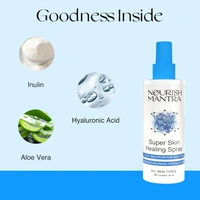 Nourish Mantra Super Skin Healing Spray 30ml | 10-in-1 Multipurpose Solution | Acne, Cuts & Dandruff | Psoriasis & Insect Bites, Bumps & More | Natural & Gentle