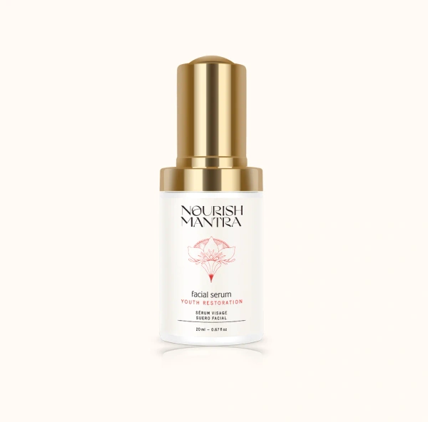Nourish Mantra Youth Restoration Serum 20ml | Anti-Aging Serum with Bakuchiol, Retinol & Hyaluronic Acid | Firms, Hydrates & Smoothens Skin Texture
