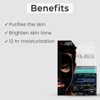 O3+ Professional O3+ Energy White Charcoal Face Sheet Mask 30ml