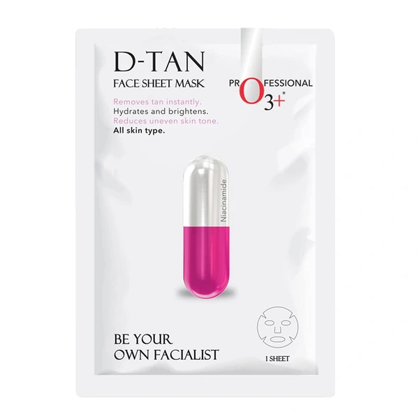 O3+ Professional O3+ Facialist D-Tan Face Sheet Mask 30g