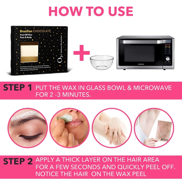 O3+ Professional O3+Twc Peel Off Chocolate (beans Wax) 100g
