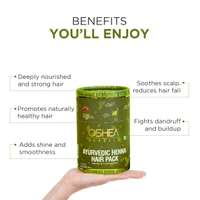 Oshea Herbals Natural Henna Hair Pack 100g | Brown Shade  Darkens Greys | Nourishes & Strengthens Hair | Enriched with Mehandi | Neem & Amla for Healthy Growth