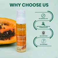 Oshea Herbals Papayaclean Anti Blemish Gel for All Skin Types 120ml | Hydrate Skinn & De-pigmentation | Lighten blamishes | Enhance Complexion