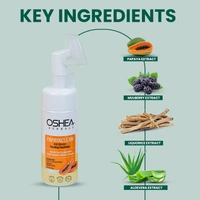 Oshea Herbals Papayaclean Anti Blemishes Foaming Face Wash 150gm | Enriched with Papaya Extract & Vitamin E | Lightens Blemishes & Hydrates Skin | Enhances Complexion &  Helps in De-pigmentation