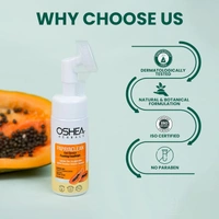 Oshea Herbals Papayaclean Anti Blemishes Foaming Face Wash 150gm | Enriched with Papaya Extract & Vitamin E | Lightens Blemishes & Hydrates Skin | Enhances Complexion &  Helps in De-pigmentation