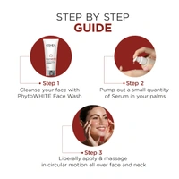 Oshea Herbals PhytoWHITE Brightening & Lightening Serum 40ml| Whitening Boost FormulaFades Dark Spots | Evens Skin Tone | Radiant Glow | Lightweight | Herbal Skin Brightener