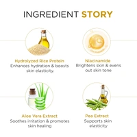 Oshea Herbals Rice Water Brightening Foaming Cleanser 100 ml | Niacinamide & Aloe Vera Face Wash | Removes Impurities, Boosts Hydration & Evens Skin Tone