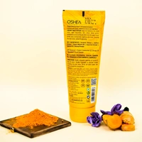 Oshea Herbals Ubtan Glowing & Tan Removing Face Scrub 100g | With Turmeric Extract & Herbal Formula | Exfoliates Dead Skin, Removes Tan, Repairs Sun Damage & Brightens Skin