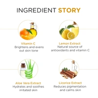 Oshea Herbals Vitamin C Brightening Face Gel 120ml for All Skin Types | Deeply Hydrates, Reduces Age Spots & Dullness | Improves Skin Texture | Enriched with Vitamin C & Lemon Extract