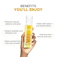 Oshea Herbals Vitamin C Brightening Face Gel 120ml for All Skin Types | Deeply Hydrates, Reduces Age Spots & Dullness | Improves Skin Texture | Enriched with Vitamin C & Lemon Extract