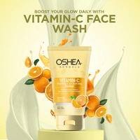 Oshea Herbals Vitamin C Brightening & Skin Illuminating Facewash 150g | With Grapefruit, Lemon & Mulberry Extracts | Deep Cleansing, Glow & Oil Control for All Skin Types