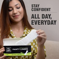 Pee Safe Aloe Vera Panty Liners for Daily Use, 20 Liners (Large Size, 185mm) | Infused with Aloe Vera for Ultimate Comfort  Freshness & Protection | Soft,  Breathable & Perfect for Everyday Use
