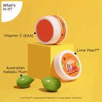 Pilgrim 2% Vitamin C Lightening Lip Sleeping Mask - 9m| With Australian Kakadu Plum & Lime Pearl | Reduce pigmentation | Brightens, Exfoliates & Hydrates Lips | For soft, smooth & dark lips