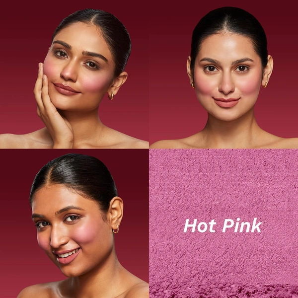 Pilgrim Blush Duo 2-IN-1 Flamenco Pink-01, 9g | Two Blendable Shades for a Soft, Radiant Blush That Complements All Skin Tones.