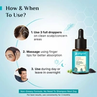 Pilgrim 3% Redensyl & 4% Anagain Advanced Hair Growth Serum 25ml Roll-On | Korean Black Rice Scalp Treatment | Controls Hair Fall, Boosts Regrowth & Density