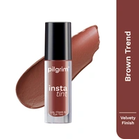 Pilgrim 3-in-1 Insta Tint - 2.5g | Multi-purpose Lip, Cheek & Eye Tint | With Goodness Of Spanish Squalane, Almond Oil, Avocado Oil And Macadamia Nut Oil |  Lightweight | Long-lasting & Buildable Color | Natural Glow | Perfect for All Skin Tones | (The Brown Trend -03)