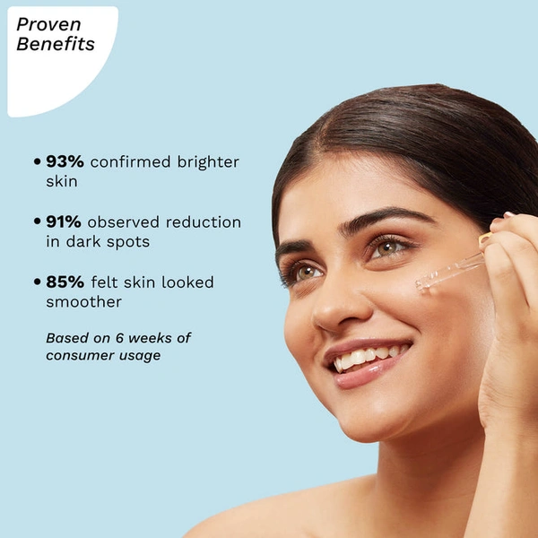 Pilgrim Brightening Serum Alpha Arbutin & Vitamin C, 30.0ml | Reduces Pigmentation, Evens Skin Tone, and Boosts Radiance for a Brighter, Glowing Complexion.