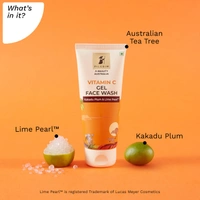 Pilgrim Australian Vitamin C Gel Face Wash - 100ml | With Kakadu Plum & Lime Pearl� |  Refreshing & Non-Stripping Cleanser | Lightweight  | Dark Spots reduction | Evens Skin Tone | Brightens & Gently Exfoliates | For All Skin Types