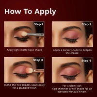 Pilgrim Eyeshadow Palette Midnight Soiree | 12-in-1 Highly Pigmented Multi-Finish Eye Shades | Intense Color Payoff | Long Lasting & Blendable Formula | 24gm Ultimate Glam Palette