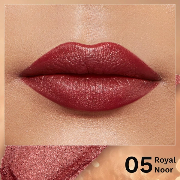 Pilgrim Glitter Lipstick Dubai luxury lifestyle - My Habibi 4.2g | Glitter-Infused Matte Finish | Enriched with Vitamin E & Olive Oil | Non-Drying & Long-Lasting | Suitable for All Skin Types