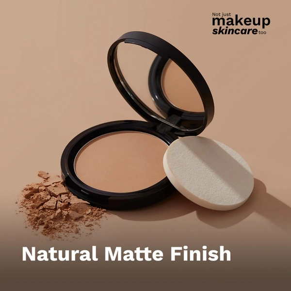 Pilgrim Dream Matte Compact Powder 70g (215-Golden Beige) | Shine Control, Lightweight Formula, and Long-Lasting Matte Finish for All Skin Types.