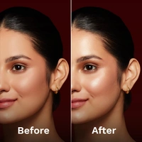 Pilgrim Highlighter Duo Gold & Rose Gold-01, 11g | Buildable Glow with Two Radiant Shades for a Luminous Finish, Perfect for Day or Night Makeup Looks.
