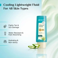 Pilgrim Korean Aloe Cooling Fluid Sunscreen with Hyaluronic Acid 50ml | SPF 50+ PA++++ | Instant Cooling Effect | Broad Spectrum Protection | Lightweight & Water-Resistant