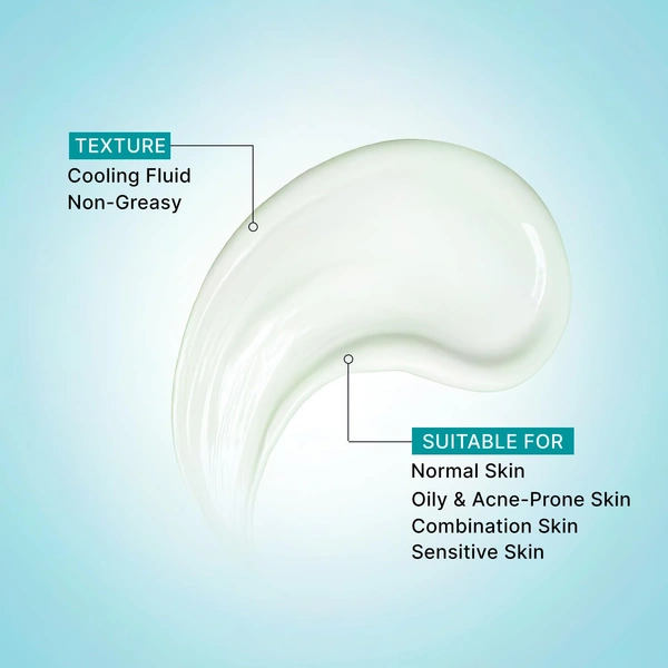 Pilgrim Korean Aloe Cooling Fluid Sunscreen with Hyaluronic Acid 50ml | SPF 50+ PA++++ | Instant Cooling Effect | Broad Spectrum Protection | Lightweight & Water-Resistant