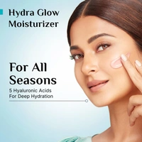 Pilgrim Korean Rice Water Hydra Glow Moisturizer 50g | Hyaluronic Acid & 3% Niacinamide | Hydrating, Brightening & Plumping Cream | Paraben-Free, Suitable for All Skin Types