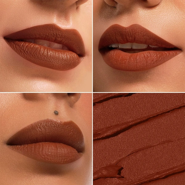 Pilgrim Lip Crayon 1.4g Matt Me Up The Spanish Collection Mocha Obsession 31 | Ultra Smooth Velvet Matte, High Pigment, Long Wear Nude Lip Crayon