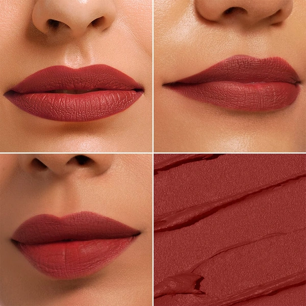 Pilgrim Lip Crayon 1.4g Matt Me Up The Spanish Collection Vixen Brown 32 | Ultra Smooth Velvet Matte, High Pigment, Long Wear Nude Lip Crayon