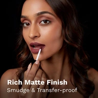 Pilgrim Liquid Matte Lipstick 02 Berry Tease |Rich Berry Shade | Velvety Matte Finish | Long-Lasting | Smudge-Proof | Lightweight Formula for All-Day Glamour